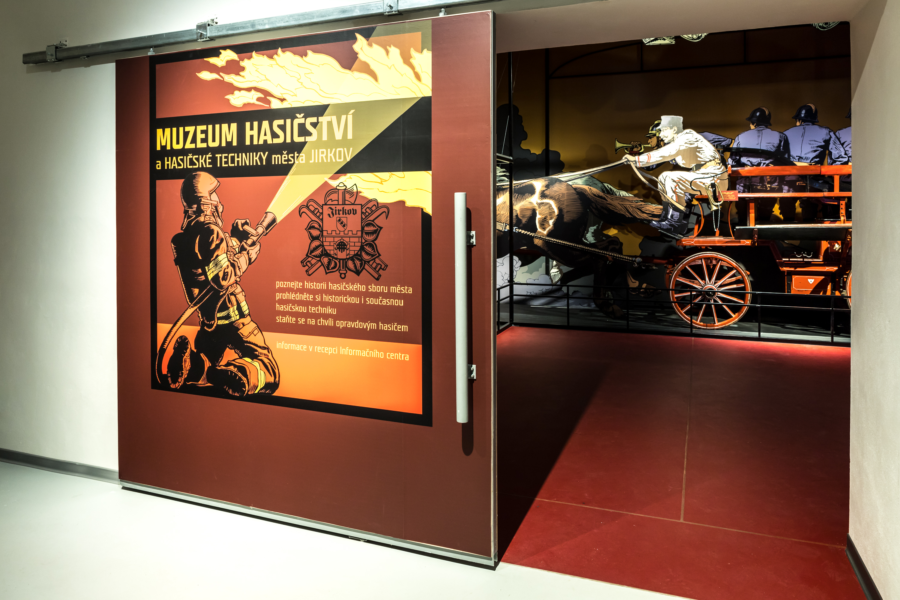 !! V pondělí 3.8. omezen provoz Hasičského muzea a hry !!