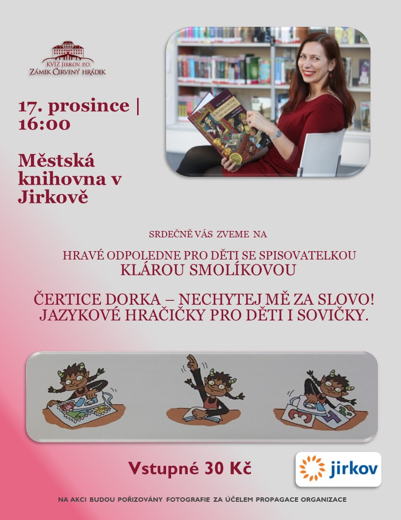 Hravé odpoledne pro děti v Městské knihovně v Jirkově